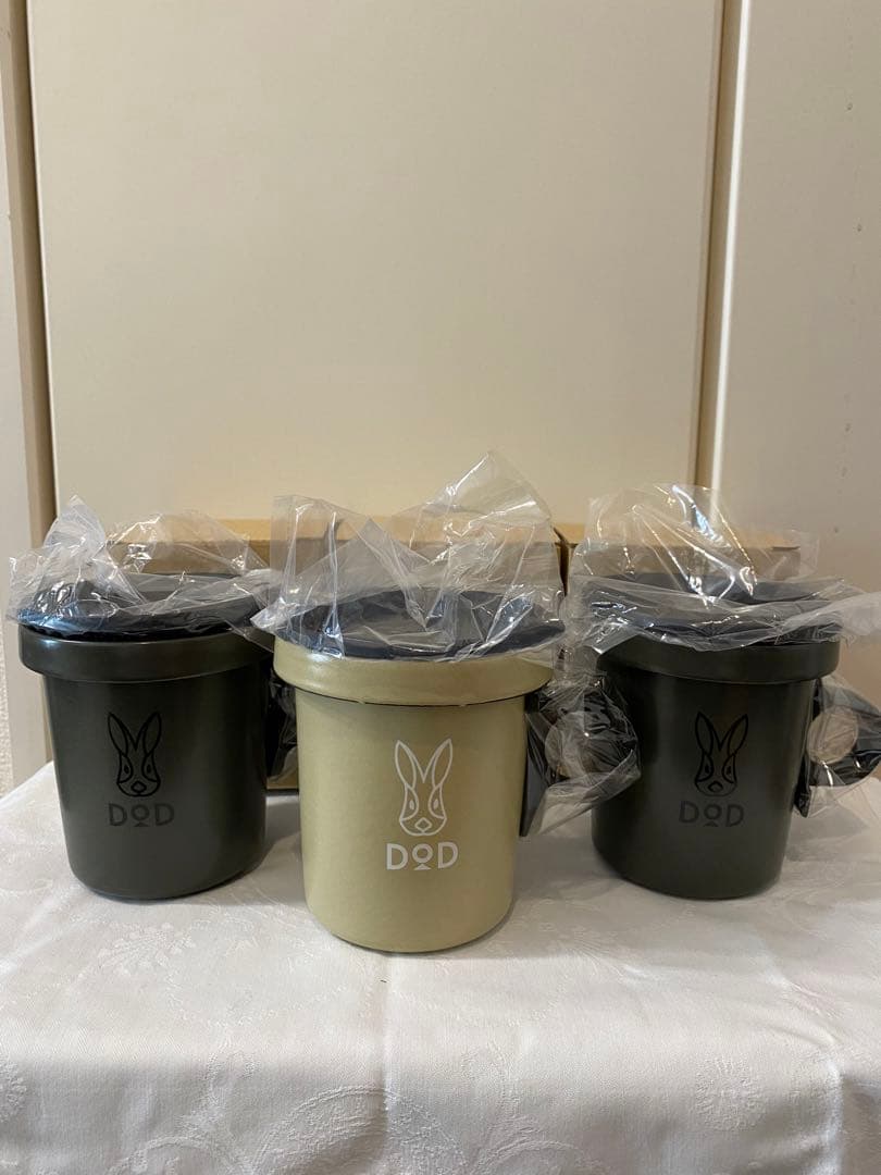 新品未使用　DOD 放浪ソロリマグ（タン×1・カーキ×2）