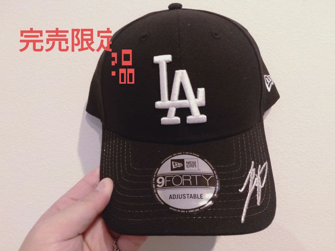 【完売限定品】大谷翔平サイン刺繍入りドジャース　帽子