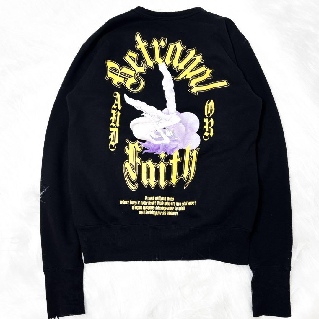 ビューティービースト Primo 柄グラフィッククルーネックスウェットシャツ