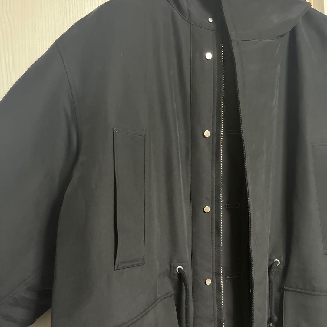 T*I様 yokeブラックフード付きロングコート