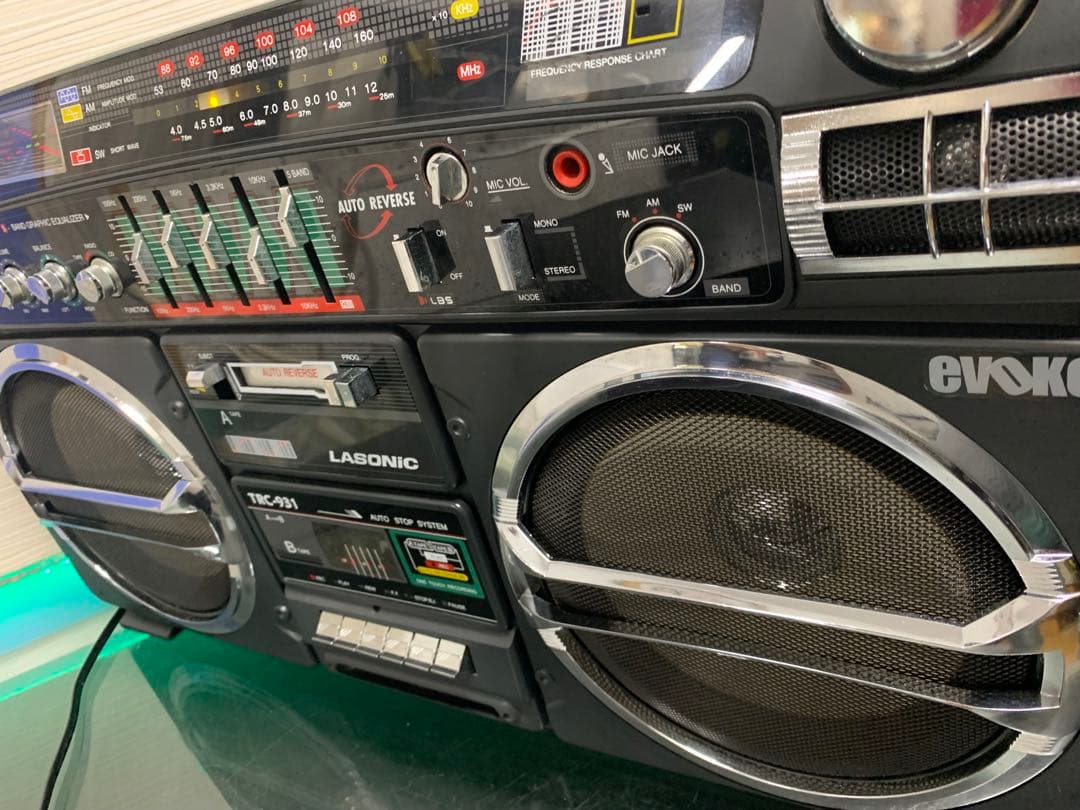 LASONIC TRC-931ラジカセBOOMBOX デットストック品中古動作品