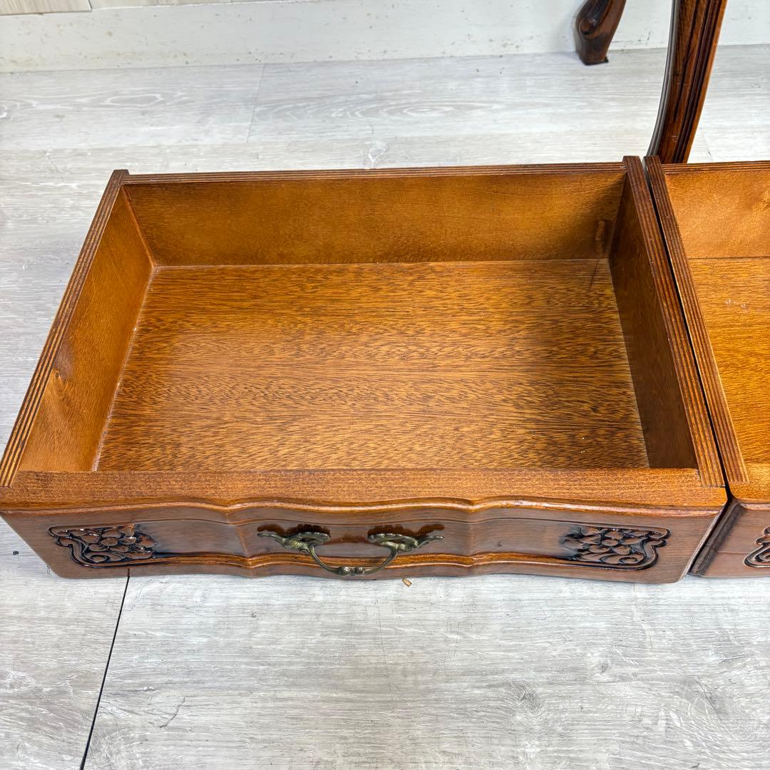 【イタリア製】クラウディオ 猫脚 3段チェスト 大理石 天板 アンティーク