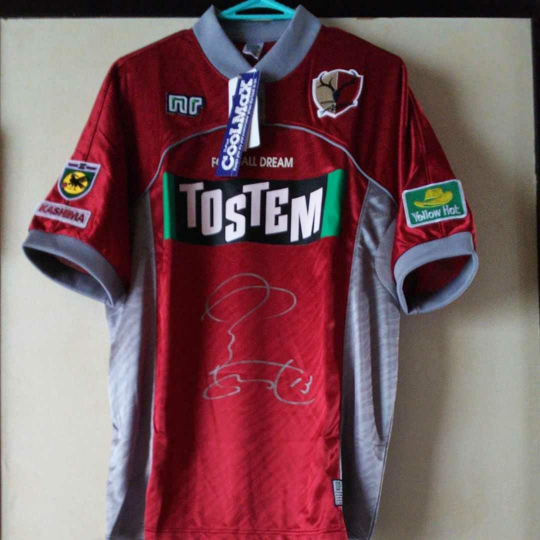 新品・ennerre・1998鹿島アントラーズユニフォーム（柳沢敦サイン入り）