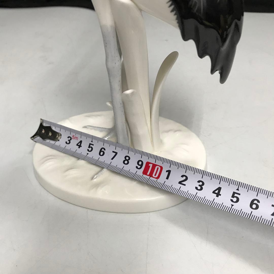 Noritake オールドノリタケ 陶器 鶴　置物 1950年代　レトロ　明治