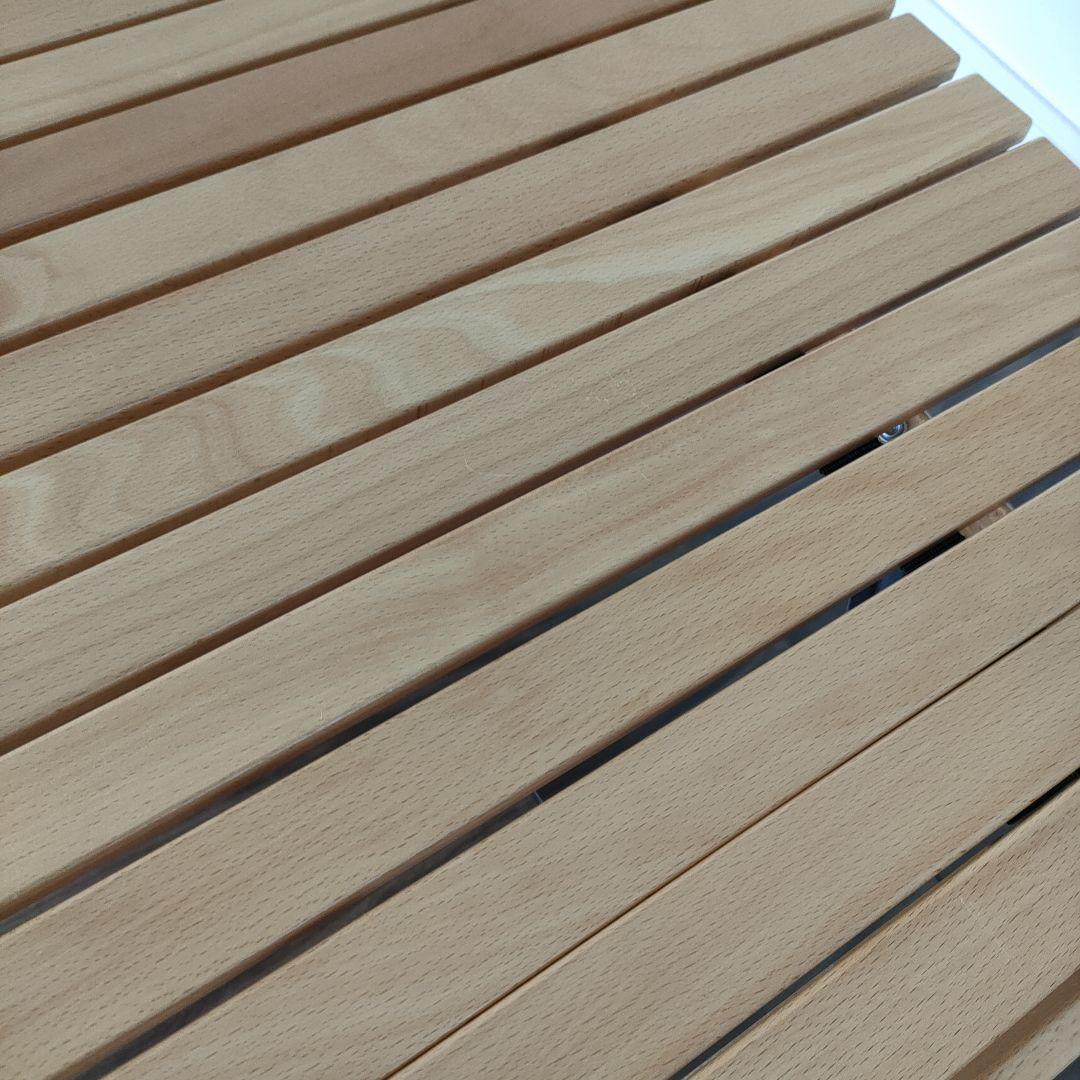 VASTLAND ウッドロールテーブル 120×70cm　アウトドアテーブル