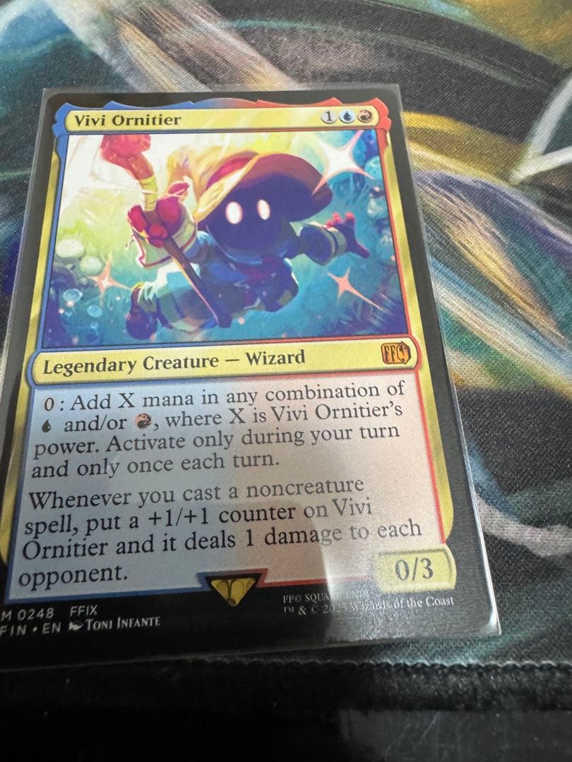 MTG 迷える黒魔道士、ビビ　英語