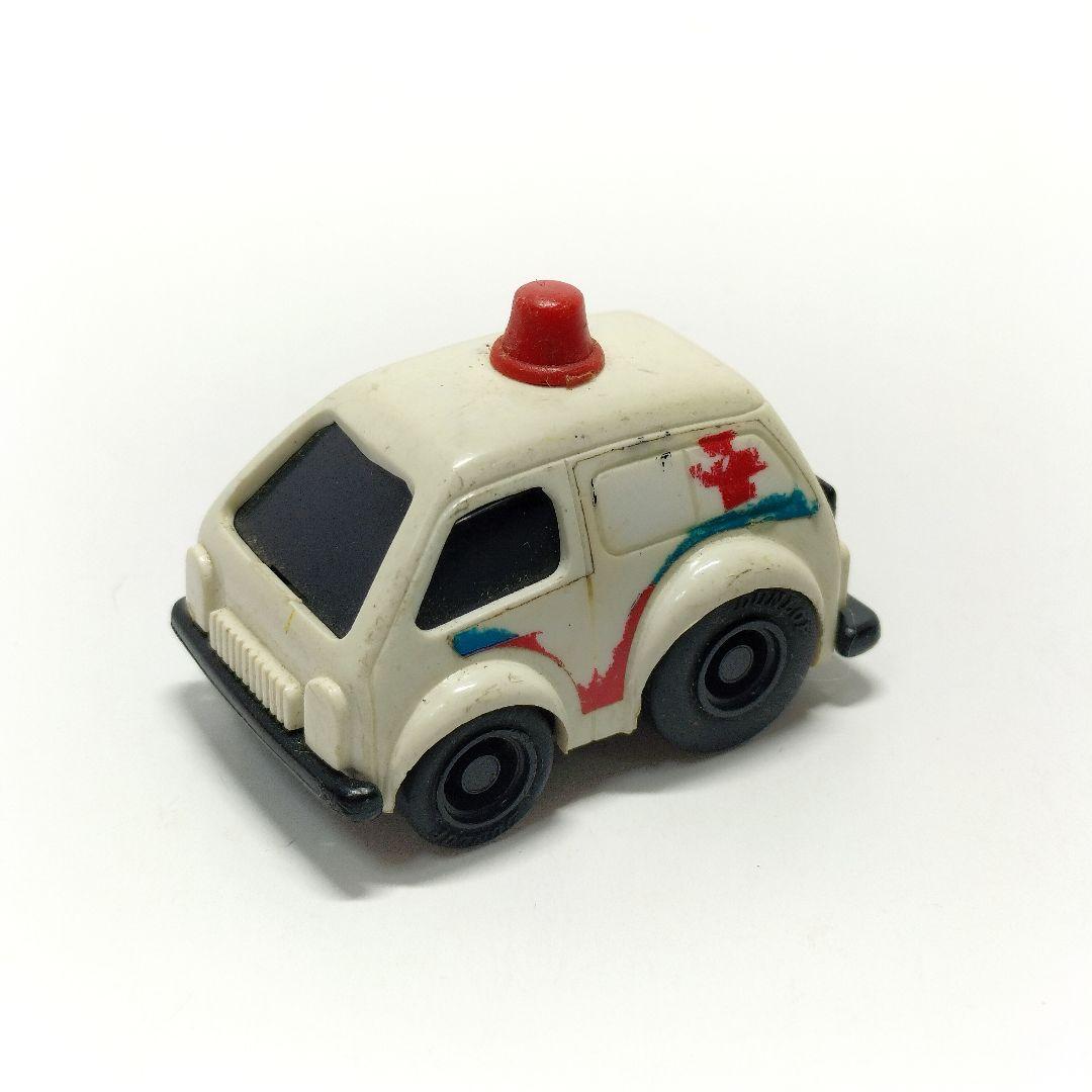 当時物 タカラ 豆ダッシュ 救急車 TAKARA JAPAN チョロQ ミニカー