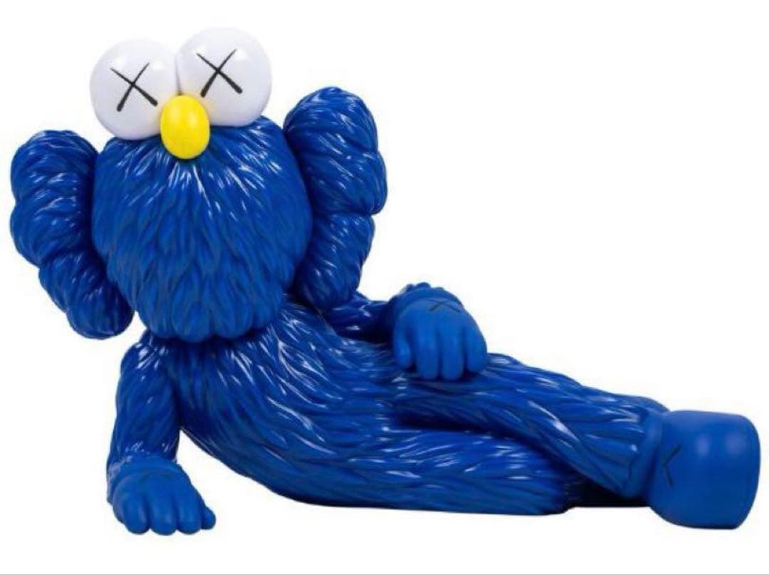 KAWS TIME OFF クッキーモンスター フィギュア　真作　絶版