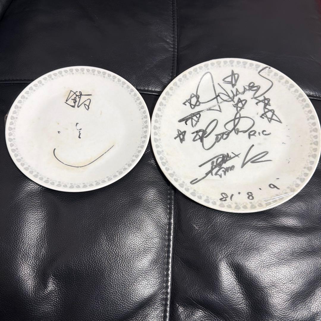 COOLS クールス メンバー　ジェームス藤木さん、館ひろしさん、サイン　新幹線