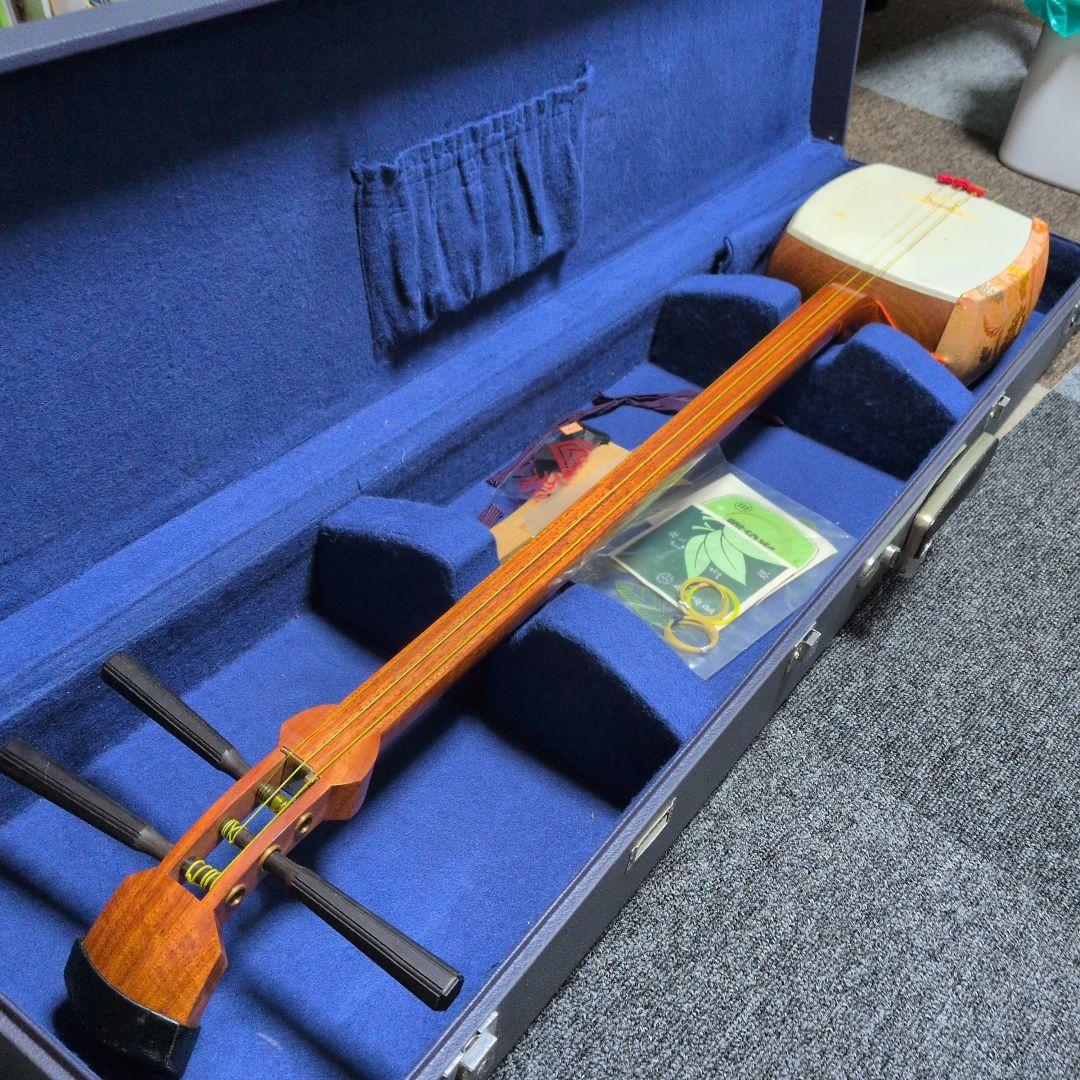 夜からオークション！三味線　細棹東さわりつき　(ひよんまぁまぁ２仕様)