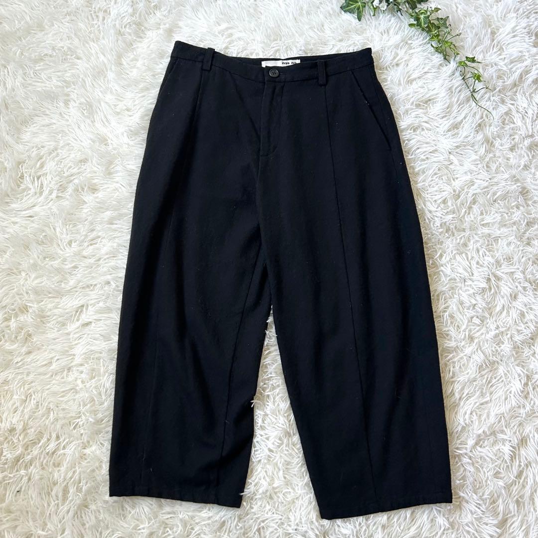 パンツ evameva Cotton wool twill pants