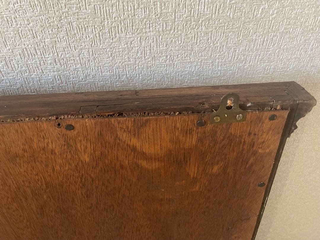 オーバーマントルミラー マカボニー 英国アンティーク アンティーク 暖炉