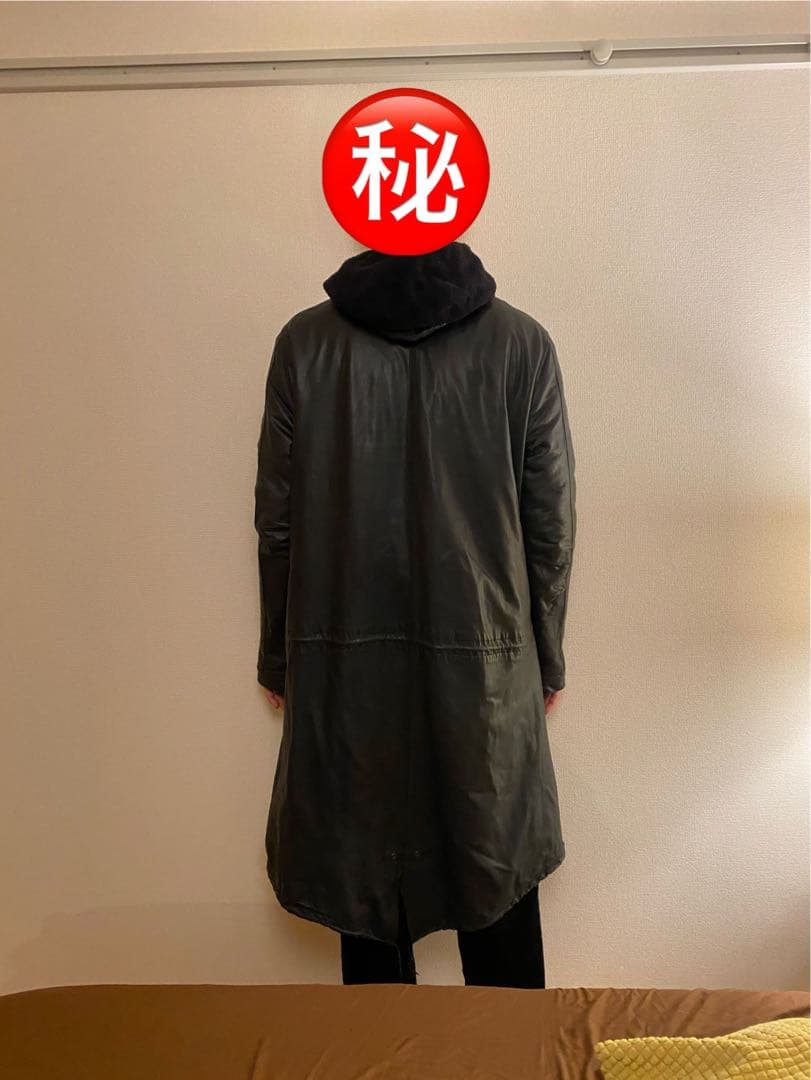 シシ　sisii メンズ　レザージャケット　モッズコート