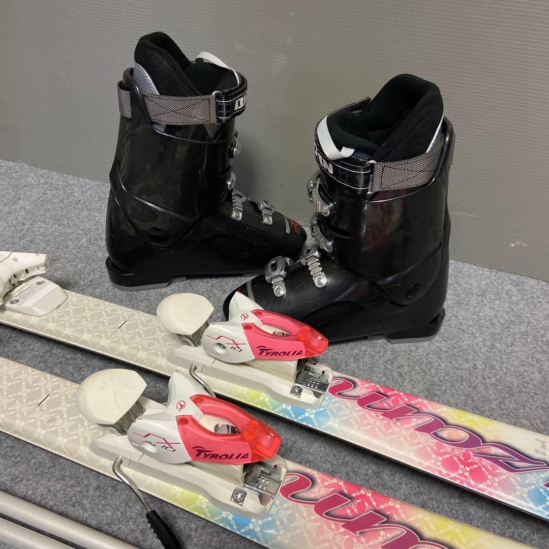 ★メンテナンス済　大人スキーセット　板145cm ブーツ24~24.5cm
