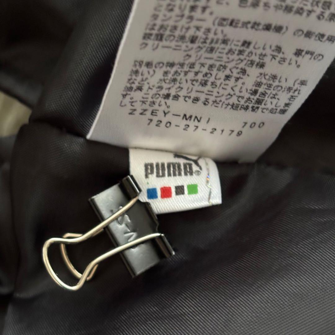 美品✨ プーマ ロングダウンジャケット ベンチコート 黒 ブラック L〜O