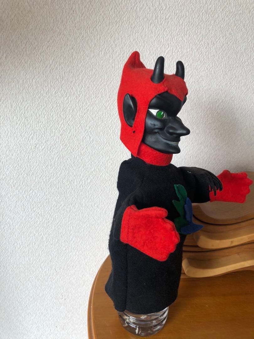 ビンテージ　デビル 悪魔　シュタイフ　パペット　手踊り人形　アンティーク　レトロ