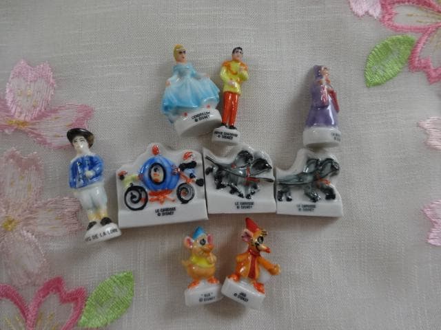 フェーブ　シンデレラ　9個セット　フランス雑貨　ガレット・レロア 　ディズニー