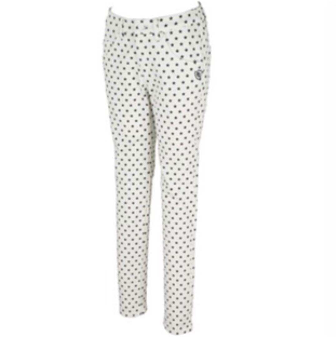 パーリーゲイツ・プラスヒート星柄プリントパンツ