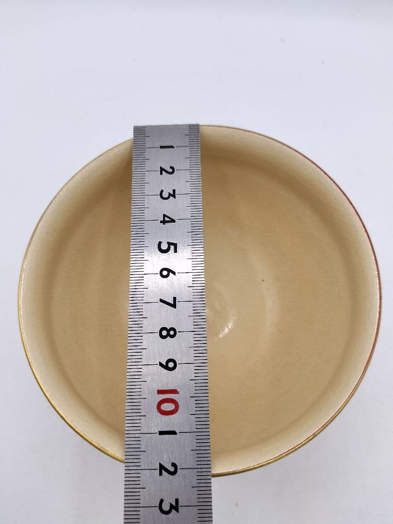 c702 数茶碗 金襴手赤巻 5客＋2客オマケ 高台寺窯 紙箱 茶道具 古物