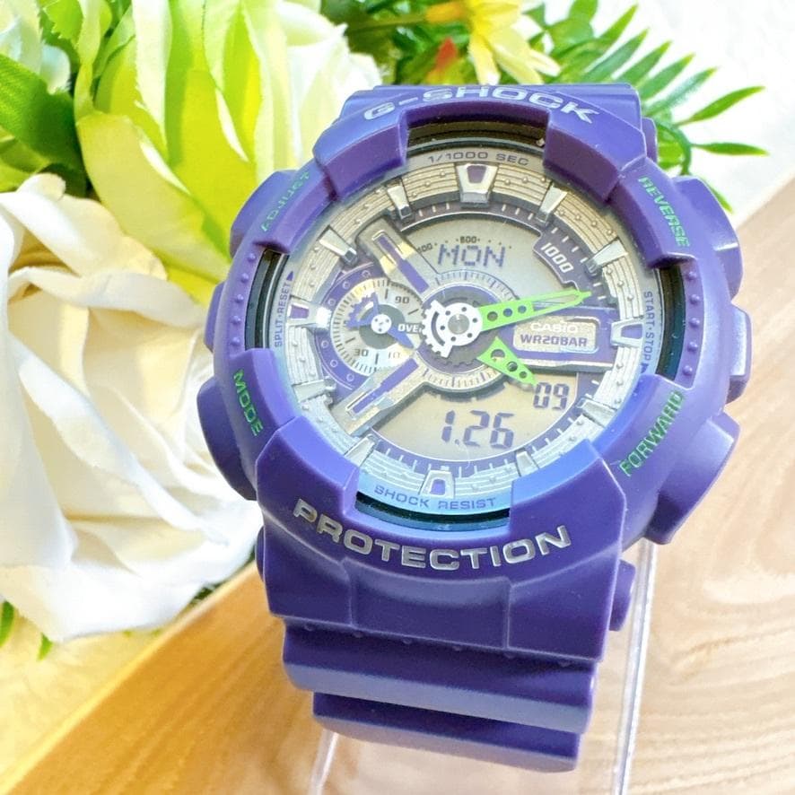 電池交換済み稼動品美品G-SHOCK GA-110DN-6AJF ダスティネオン