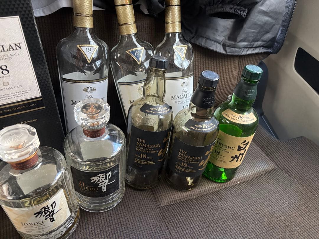 山﨑18年 2本白州18年響21年100周年1マッカラン 18年 3 箱1 空瓶