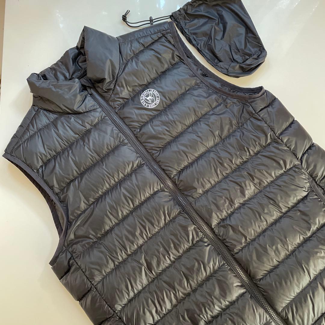 【極美品】adabat ダウンベスト LL ブラック