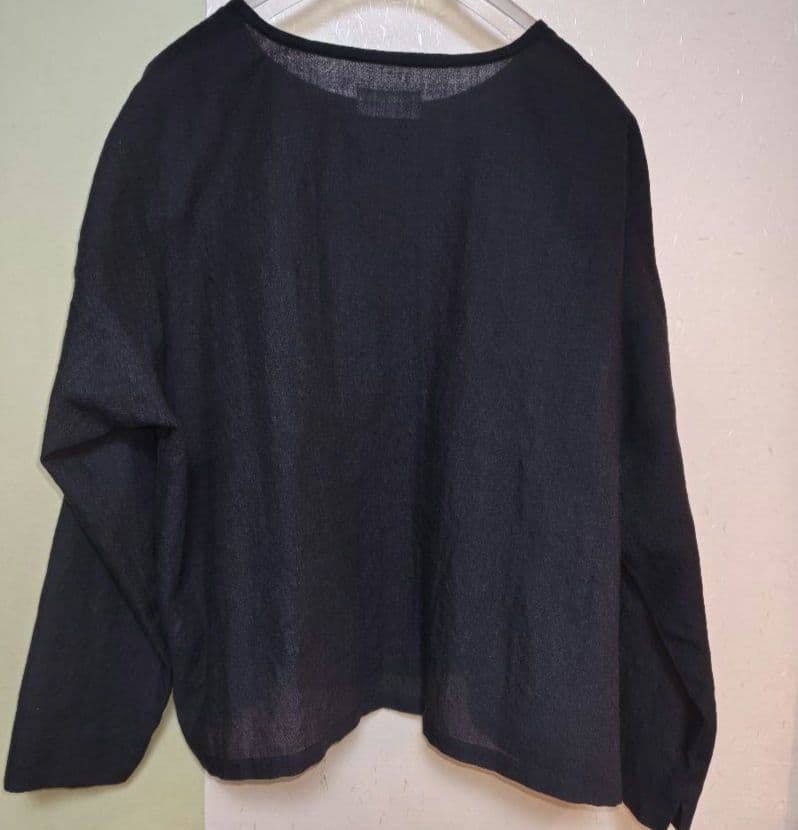 【値下済】Huis. ハウス　遠州織物　ウォッシャブルウール　カーディガン