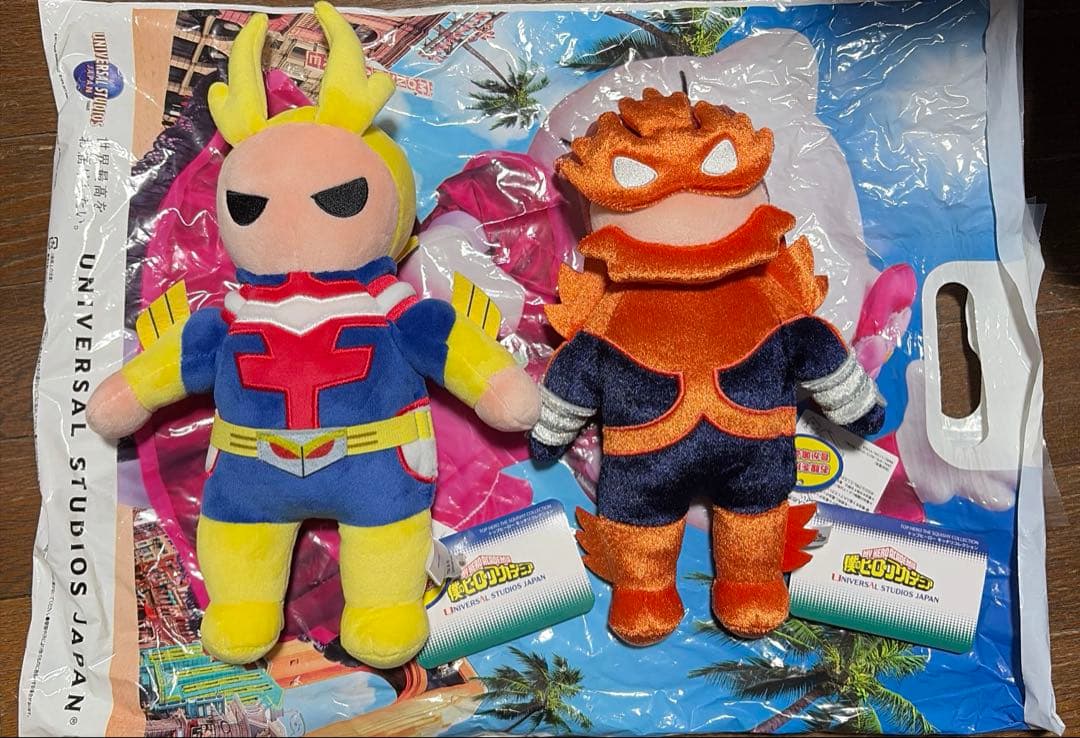 オールマイト　エンデヴァー　ぬいぐるみ