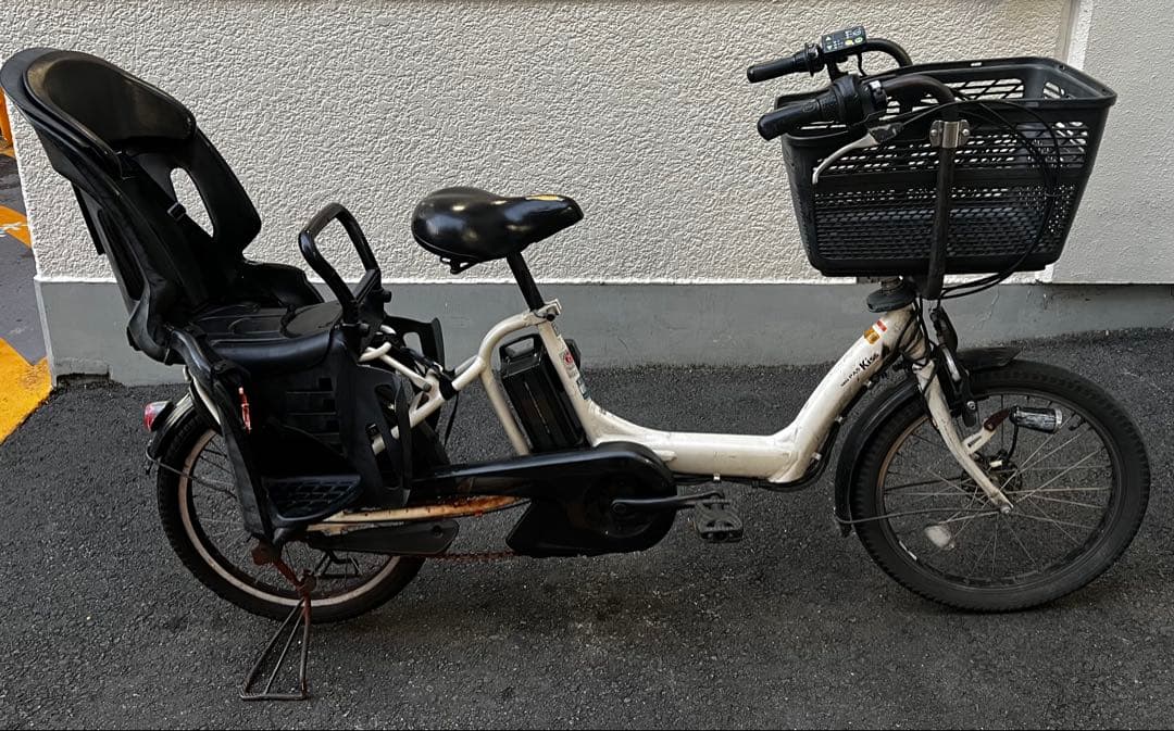 【ジャンク扱い】ヤマハ PAS kiss チャイルドシート付き