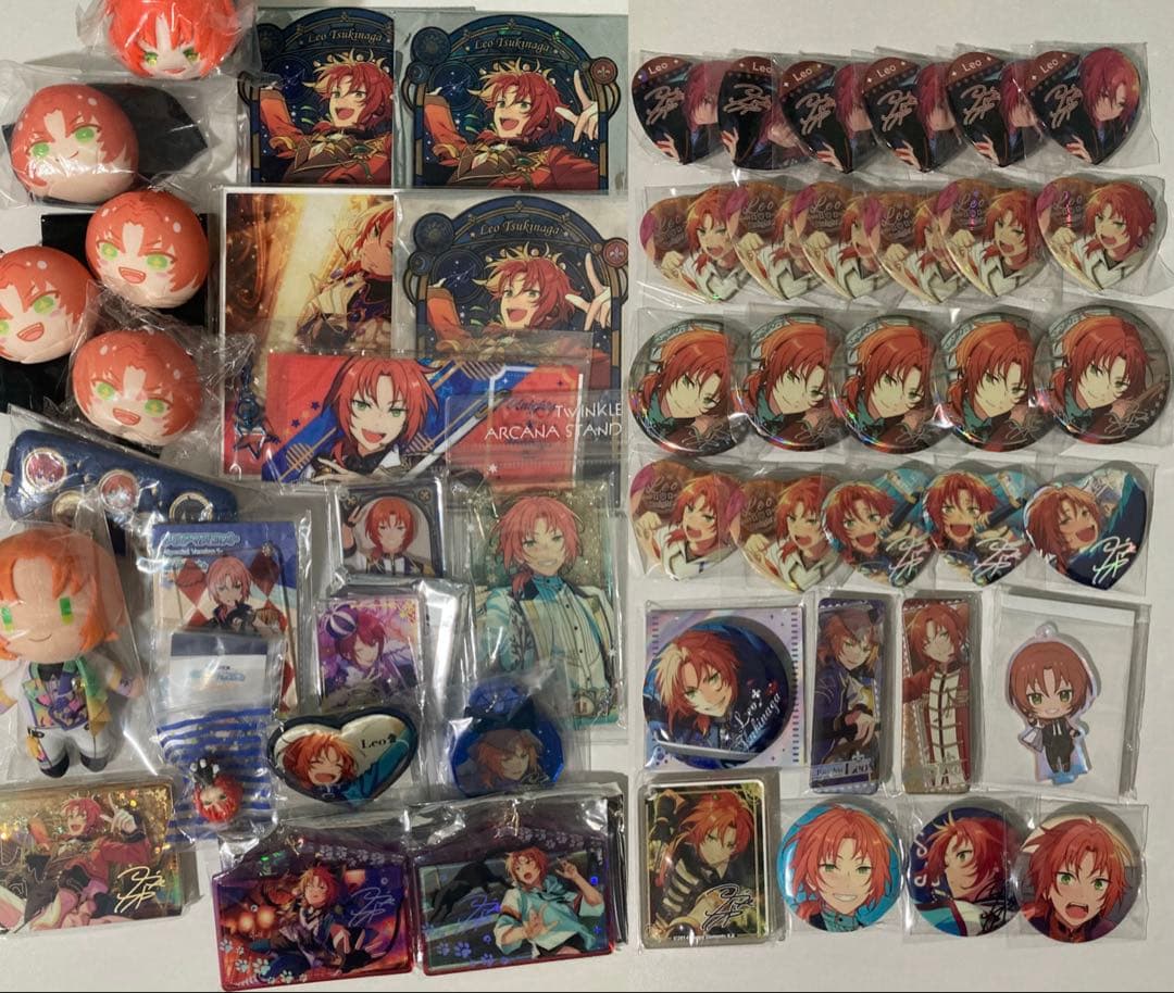 あんスタ　月永レオ　缶バッジ　アクスタ　約50点セット おまんじゅう