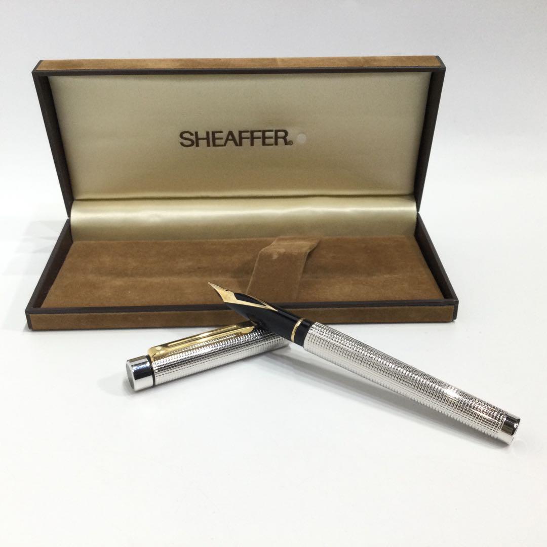 シェーファー タルガ 万年筆 1010X シルバー ニブ14K 585 筆記OK