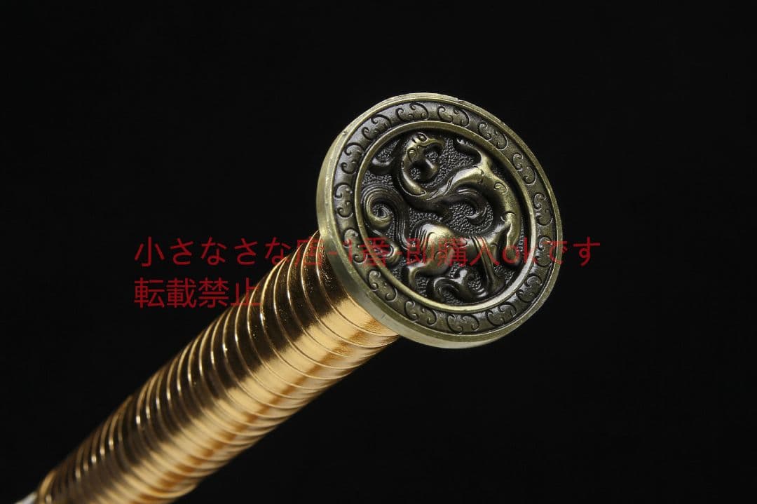 双竜漢剣八面帝王紋 古兵器 武具 刀装具 日本刀 模造刀 居合刀