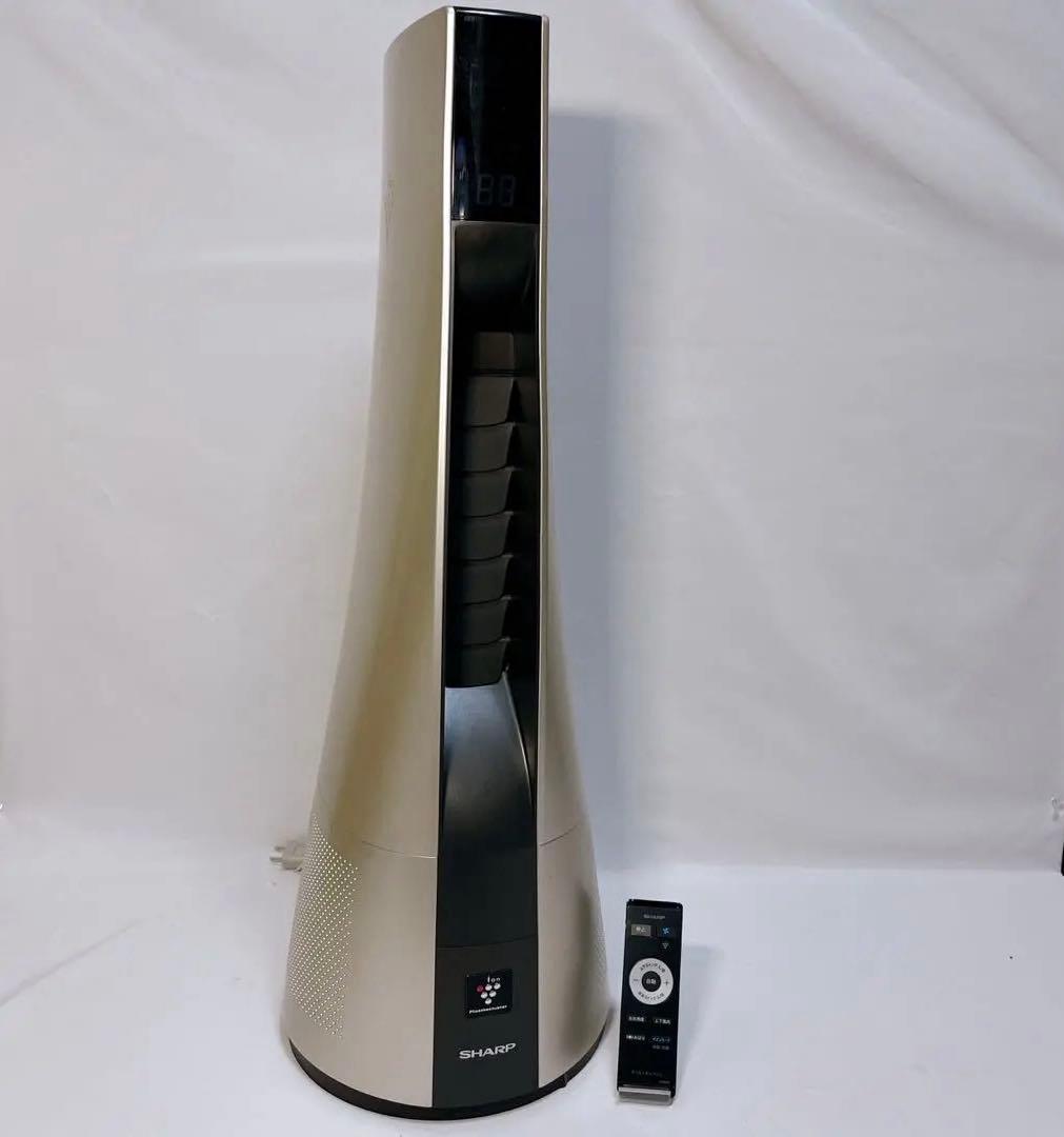 リモコン付 シャープ プラズマクラスタースリムイオンファン PF-JTH1-N