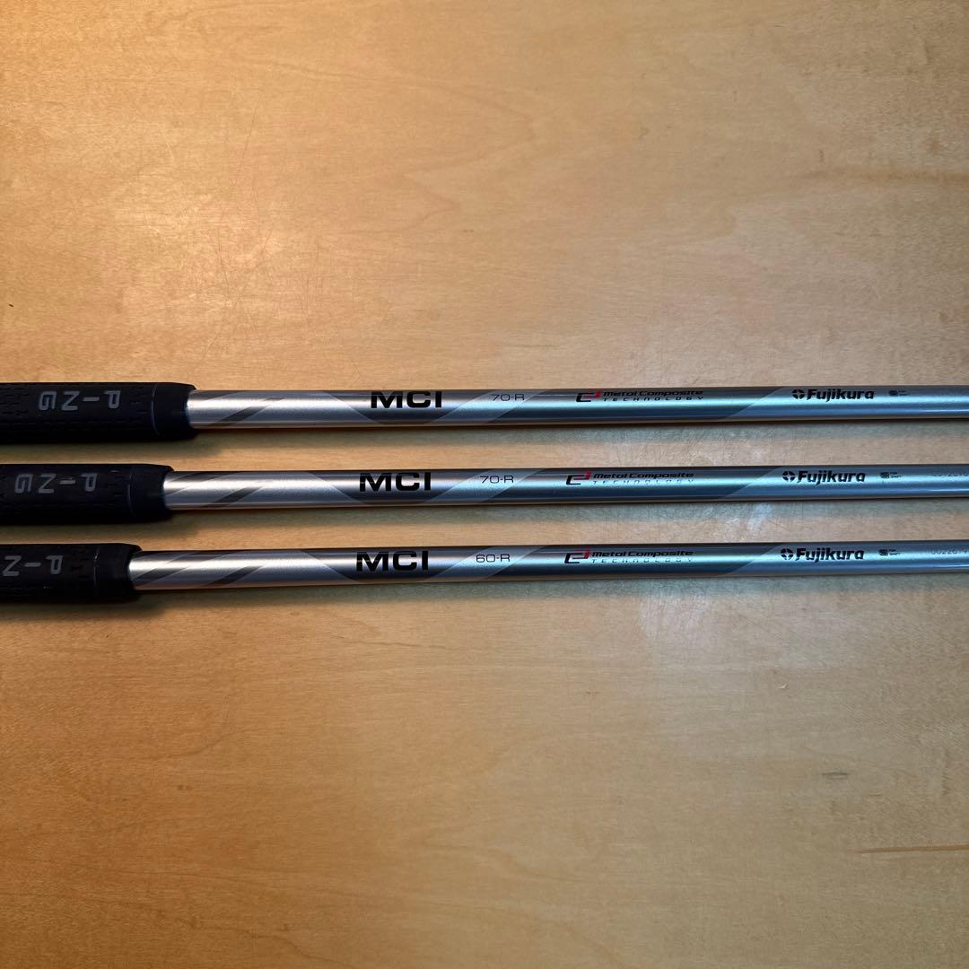 希少 G425 アイアン U S L 3本 MCI-60/70 R ブラック