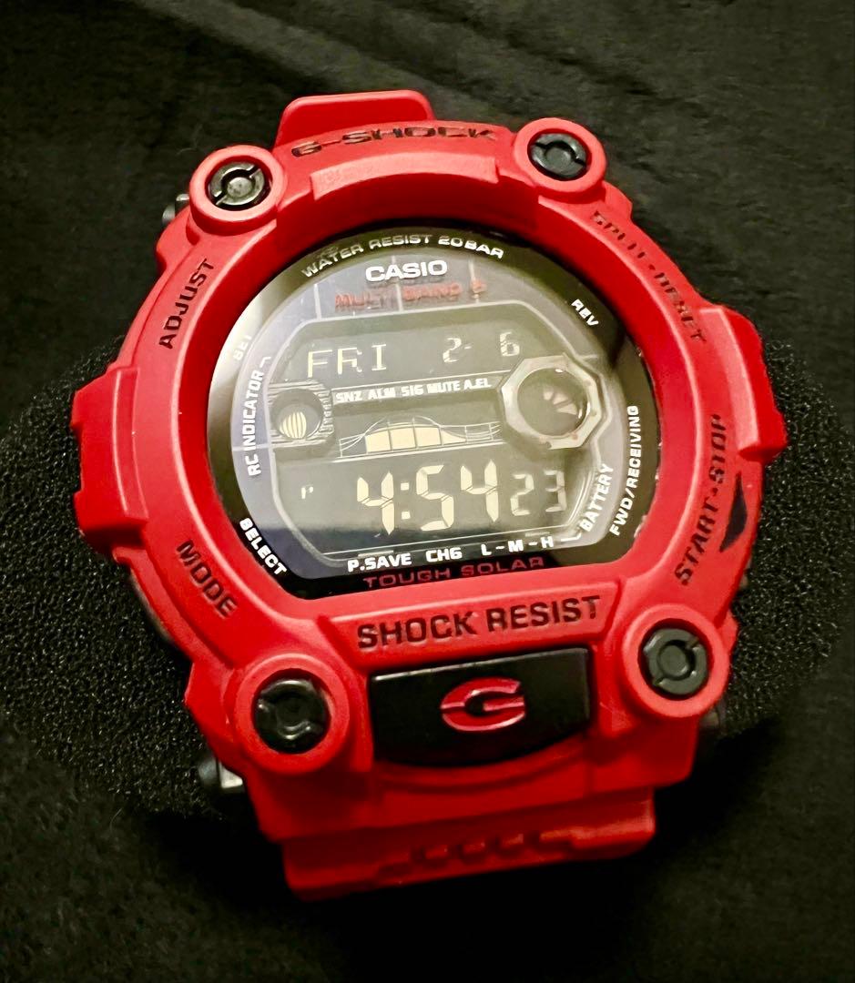 【レア品】G-SHOCK GW-7900RD 電波ソーラー 限定色 反転液晶