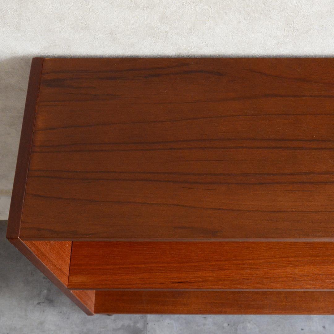 デンマーク 北欧ヴィンテージ 2段 ブックシェルフ オープンシェルフ 北欧家具