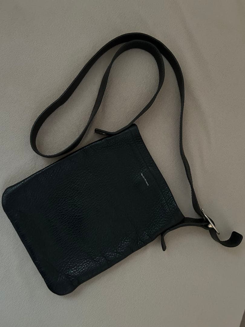 Hender Scheme 黒 レザー ショルダーバッグ