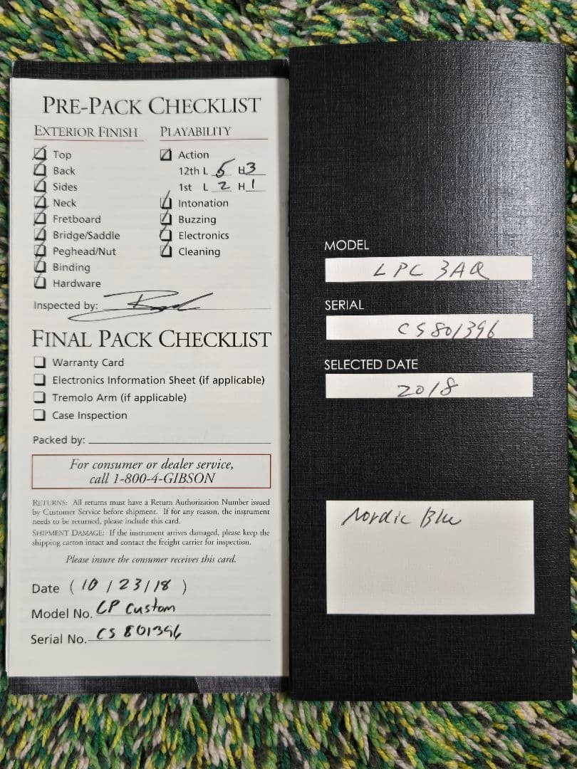 ギター Gibson Les Paul Custum 3A