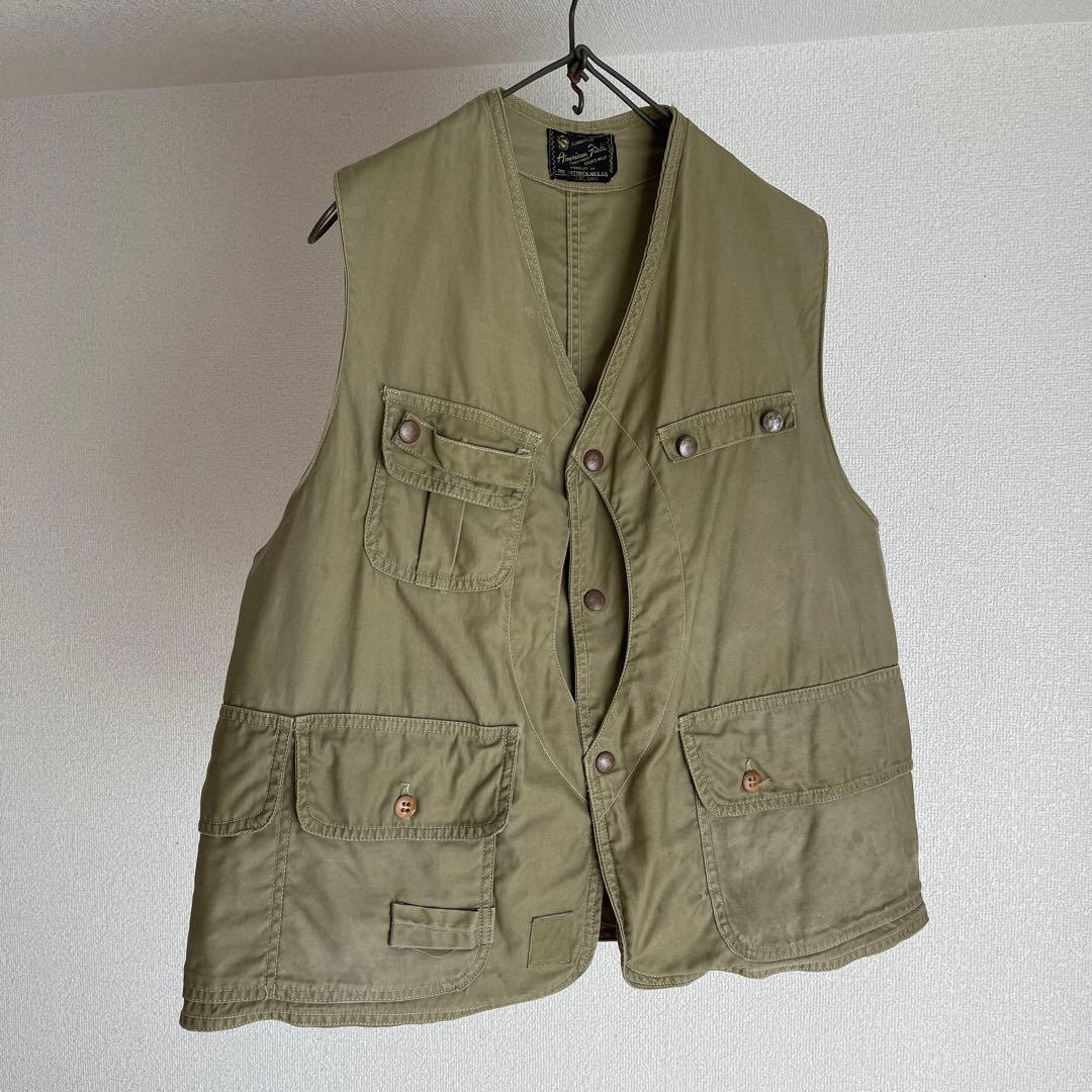 50's アメリカンフィールド　フィッシングベスト　ヴィンテージ