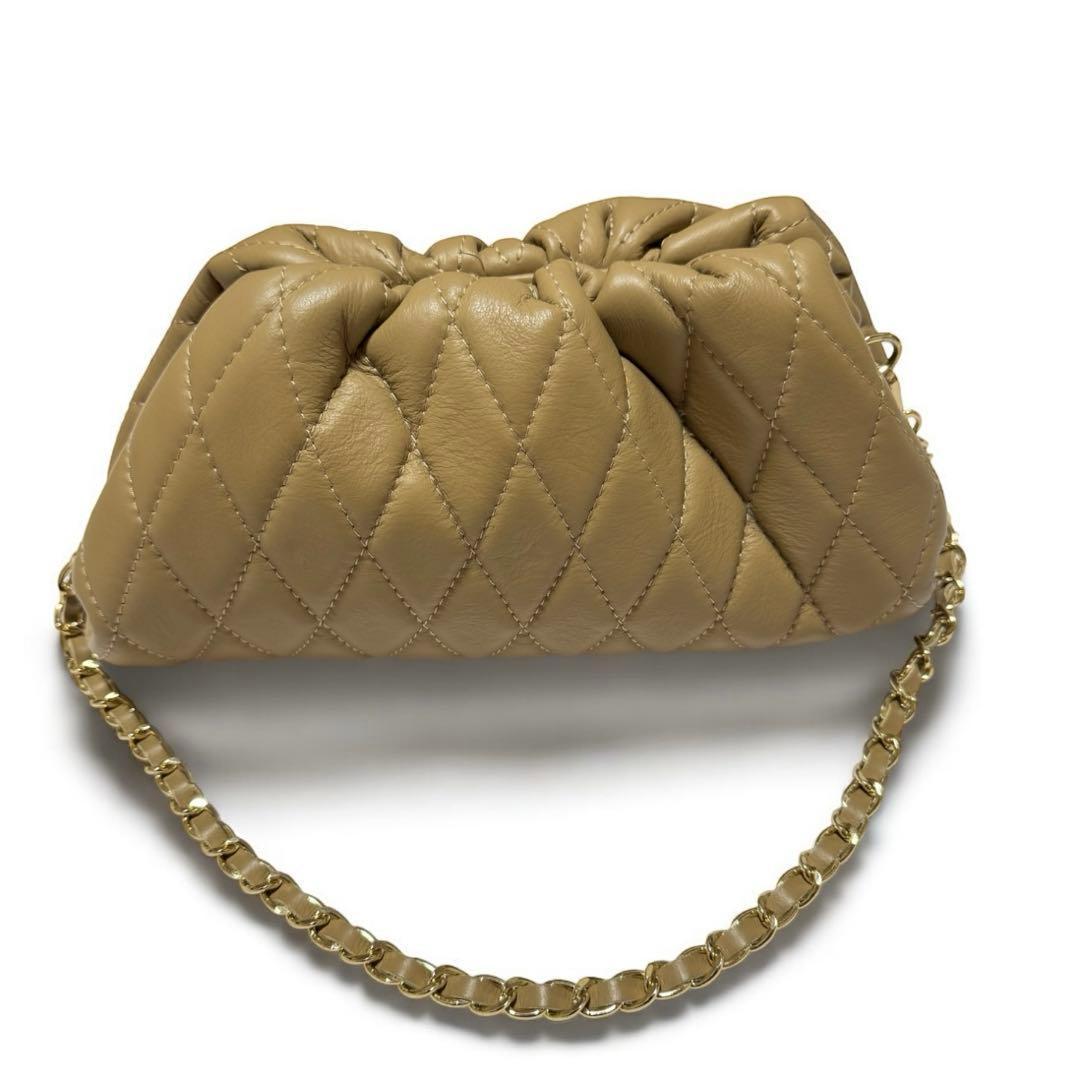 未使用✨ AULENTTI オウレンティ キルティングチェーンバッグ 2way