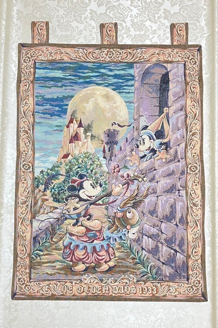 【未使用】タペストリー ミッキーマウス ミニーマウス ディズニー