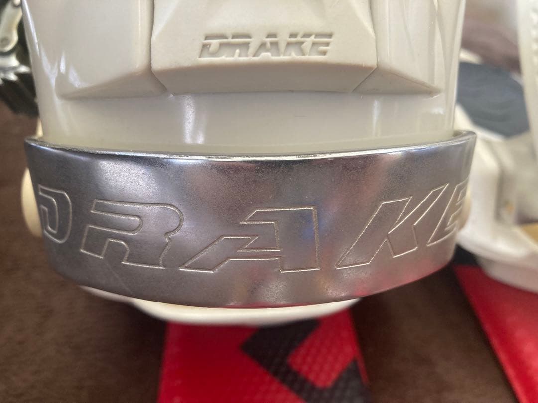 ショートスキー(ファン)スノーボード　ブーツ用SALOMON×DRAKE赤黒黄