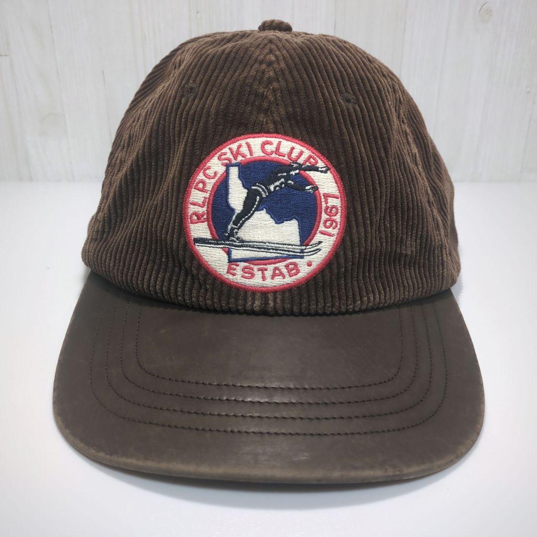 【美品】ラルフローレン　コーデュロイ　キャップ　POLO SKI CLUB