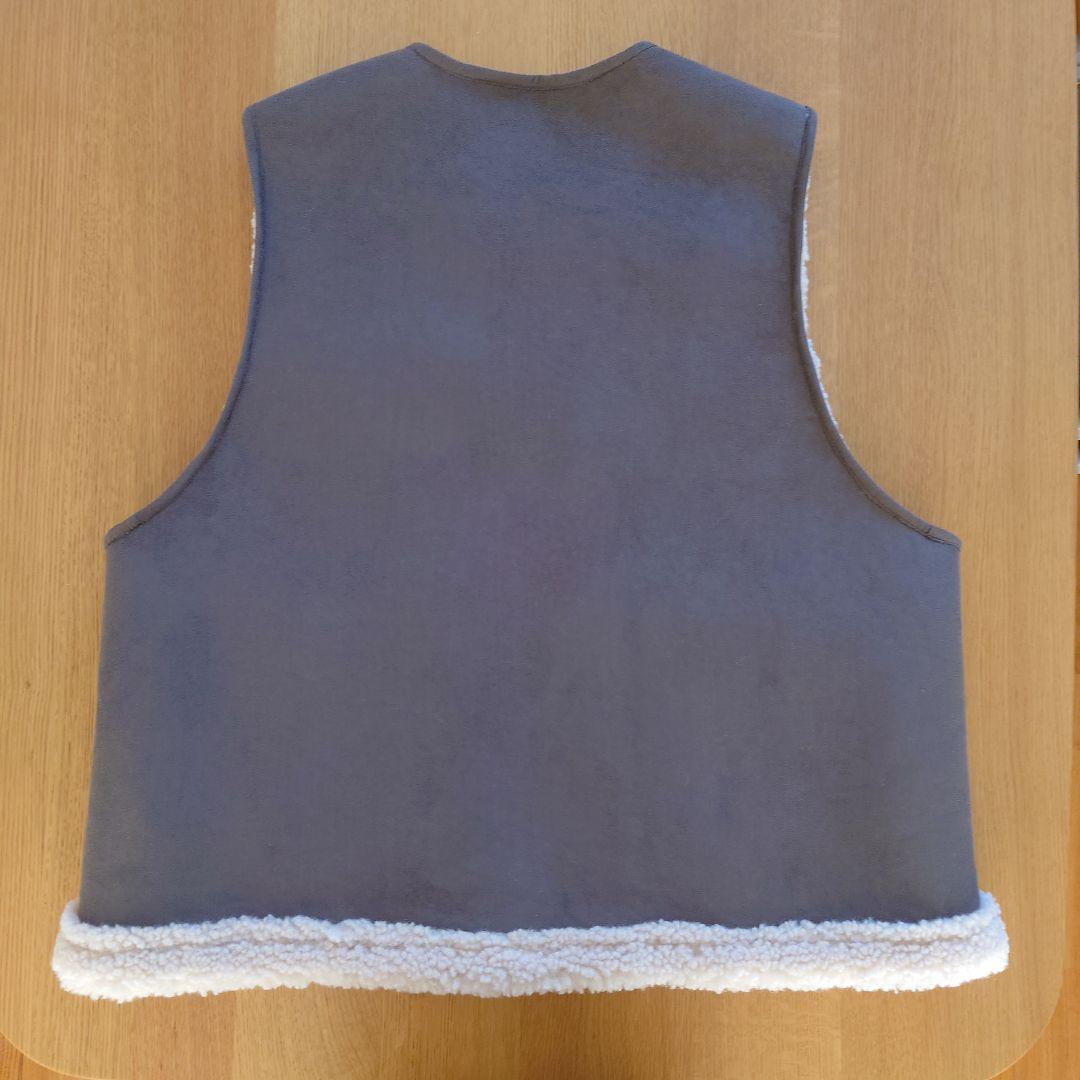 【新品】F/CE. FAUX SHEARLING VEST ムートン Lsize