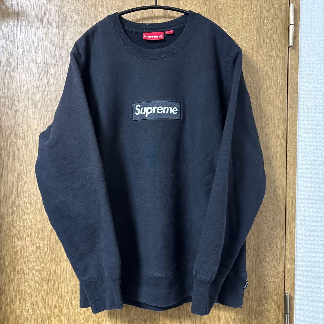 M Supreme Box logo ブラック スウェット トレーナー