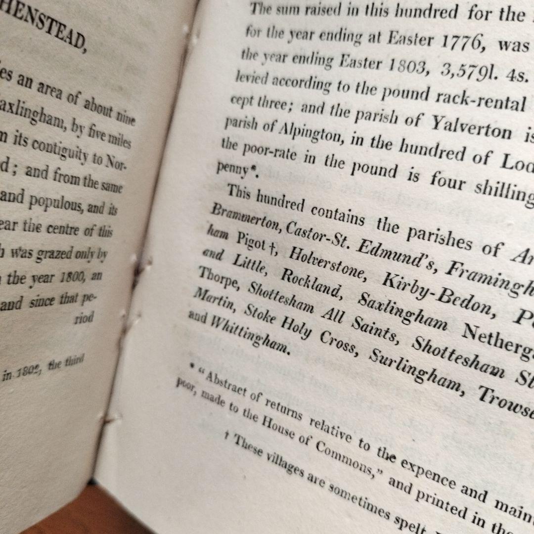 Monmouth. Norfolk＆Northamptonshire.