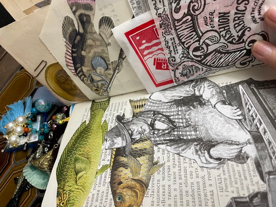 〜海のjunk journal〜ジャンクジャーナル幅17cm