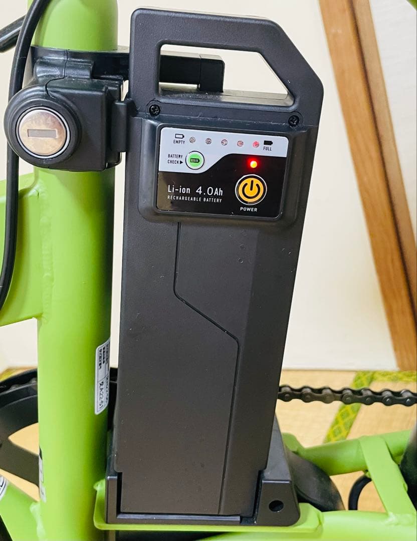 【ji ji】SUISUI 電動折りたたみ自転車 緑 16インチ