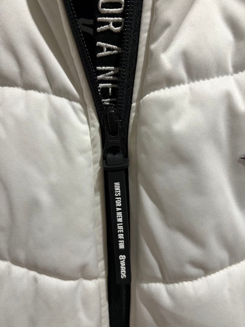 8 YARDS Women’ BIG HOODIE レディースL ホワイト美品