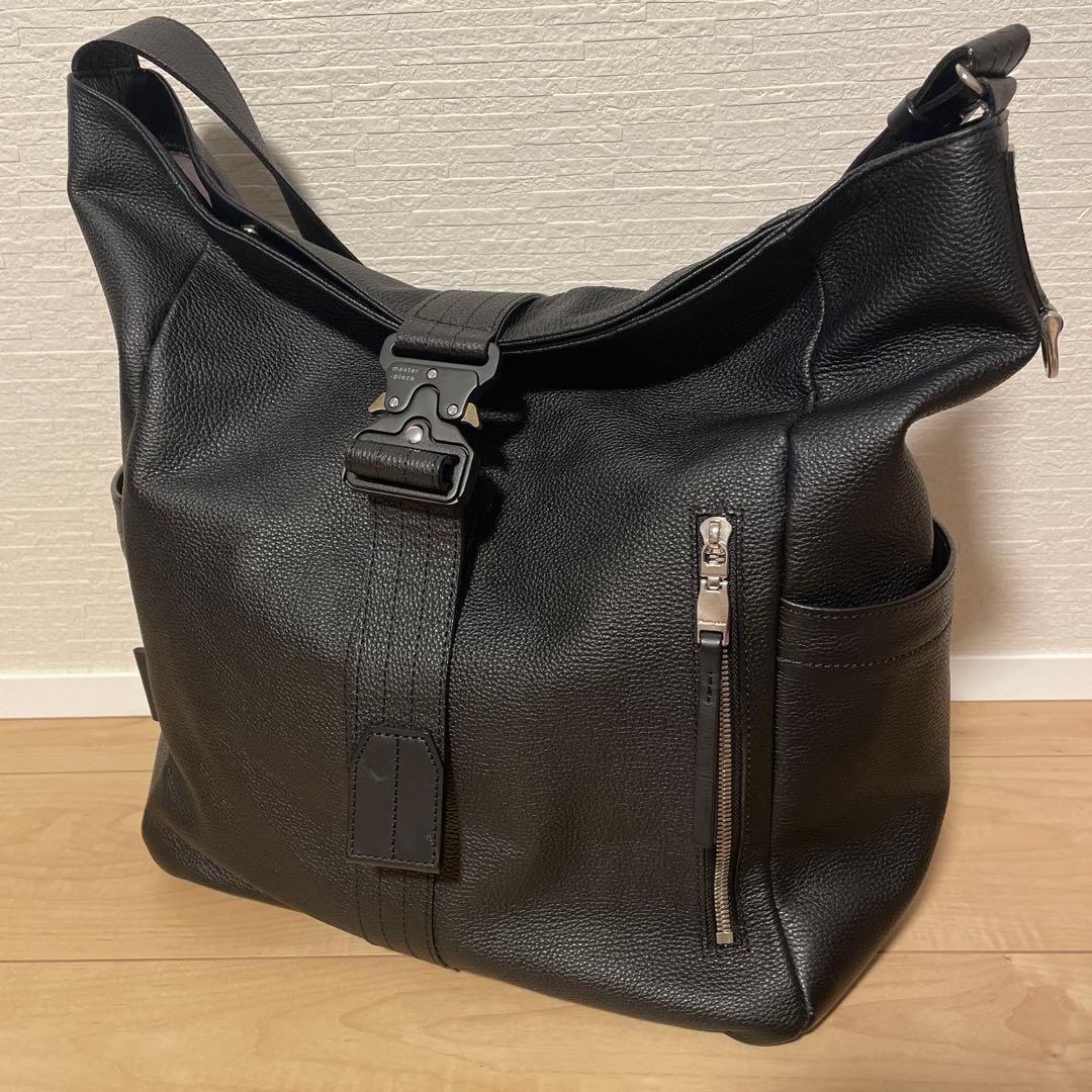 マスターピース drum 2wayショルダートート M ブラック